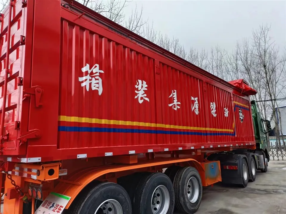 Side Flip Dump Truck